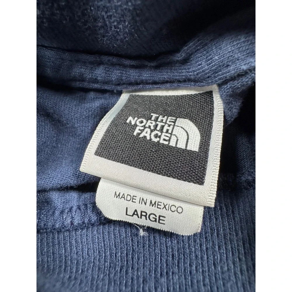 The North Face Wind Horse Tibetan Prayer Flag Long Sleeve T Shirt Large Blue